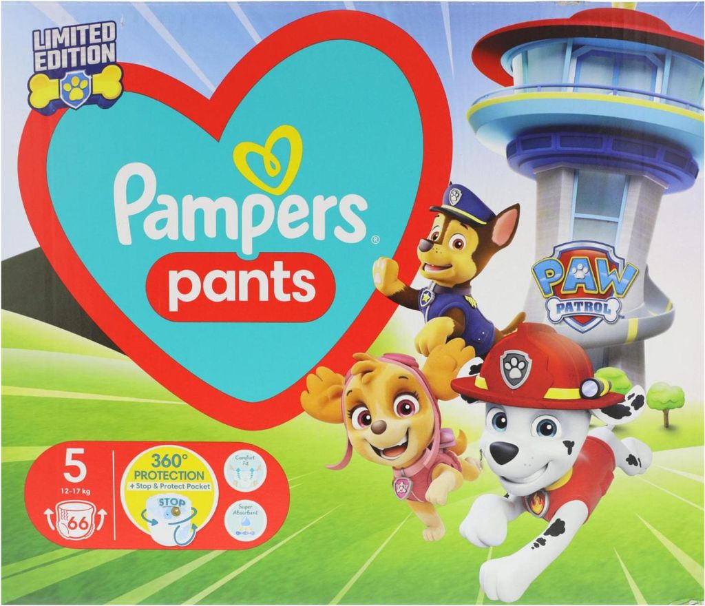 Pampers Pants Carry Pack Paw Patrol Diaper Panties size 5 Image du produit 