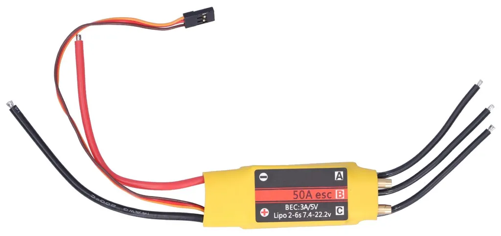 ESC 50A Anti-Surchauffe pour Bateau RC - Résout les Coupures de Moteur