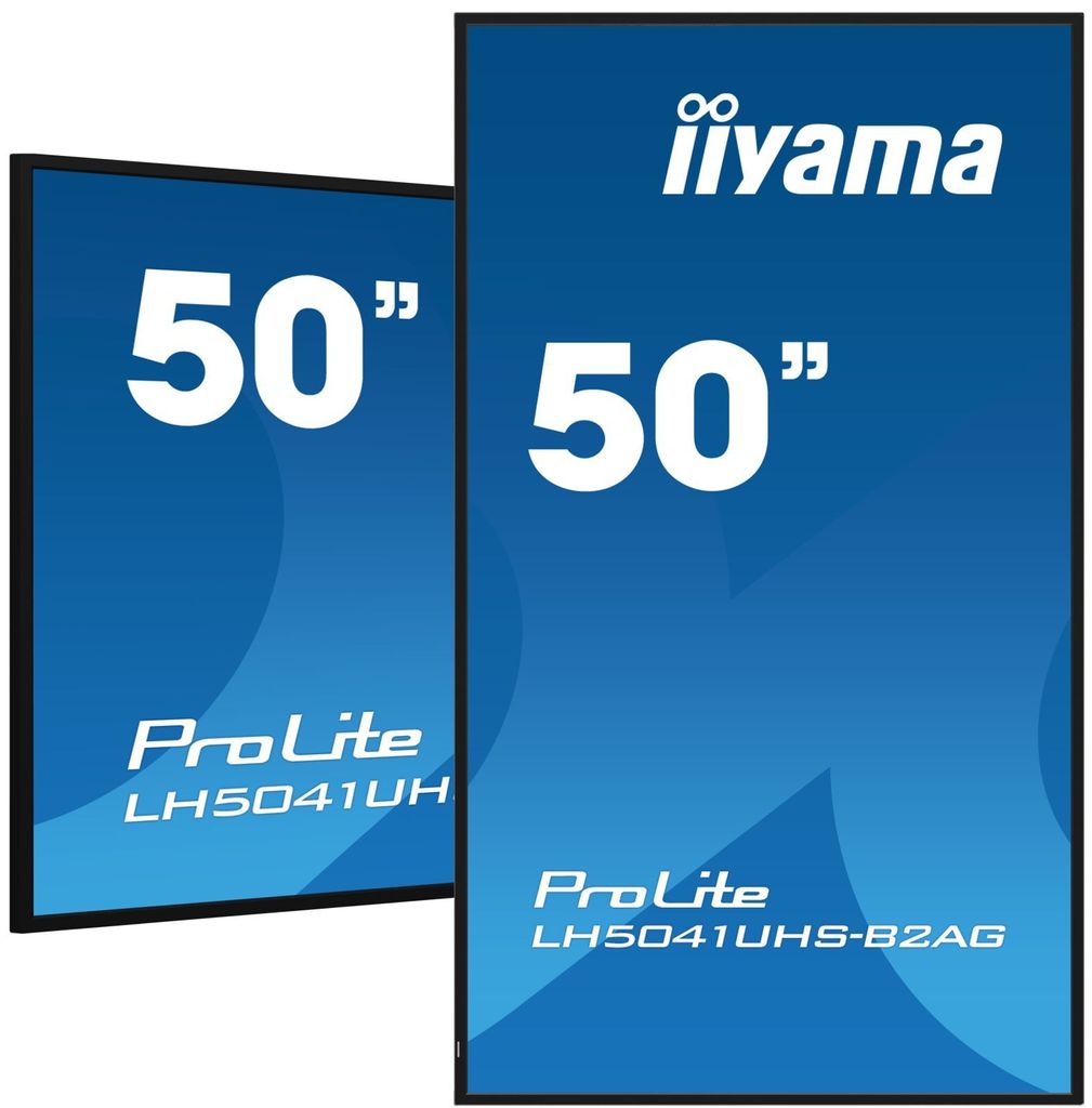 IIYAMA 125.7cm(50") LH5041UHS-B2AG 16:9 3xHDMI+USB VA 4K Immagine del prodotto 