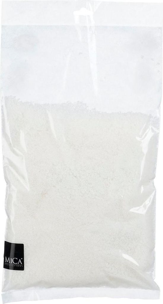 Kunstschnee lose 4000 ml – Bio Streuschnee von MICA für Weihnachtsdekoration