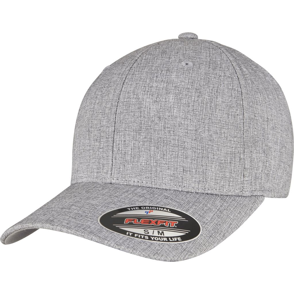 FLEXFIT 6350 | Flexfit Heatherlight Cap - Farbe: Grey Melange - Größe: L/XL