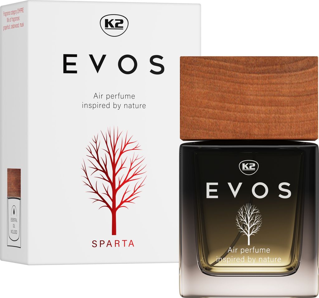 Zapach Perfumy Do Samochodu 50Ml Sparta / Evos Flakon Zdjęcie produktu 