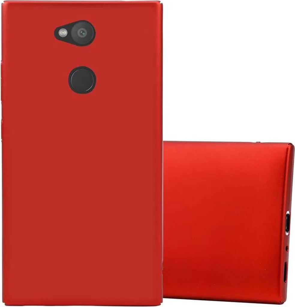 mumbi Premium Custodia in Vera Pelle Compatibile con Sony Xperia L, Nero