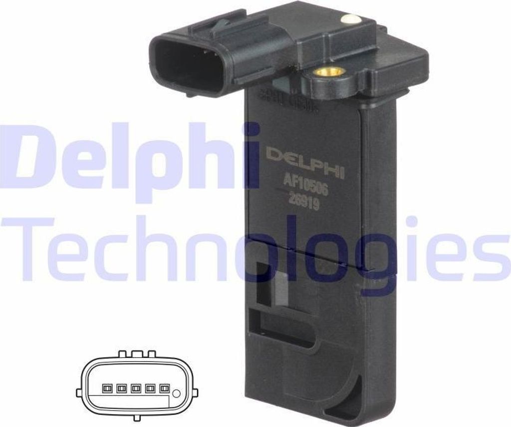 DELPHI AF10506-12B1 Luftmassenmesser LMM für SUBARU Produktbild 