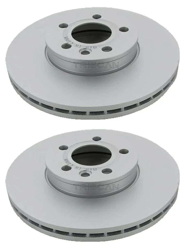 Jeu de Disques de Frein Avant Ventilés pour Volkswagen SHARAN 7M6 7M9