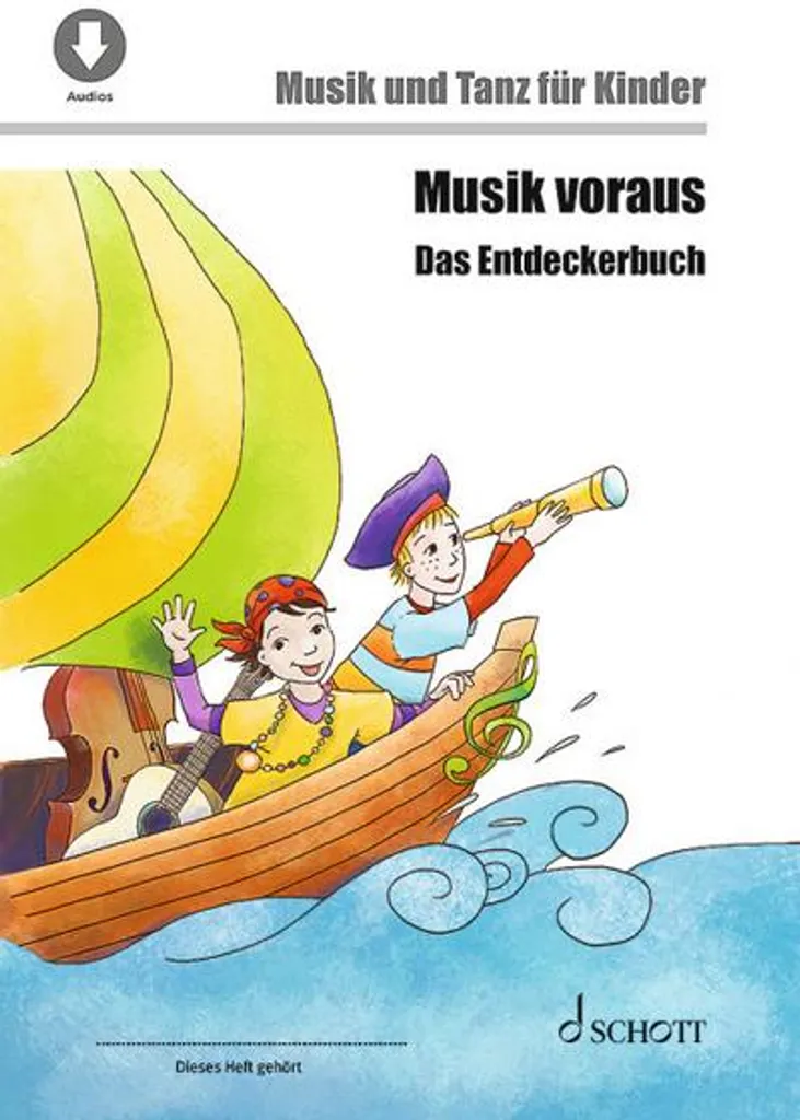 Livre d'éveil musical Musik voraus Das Entdeckerbuch interactif enfant