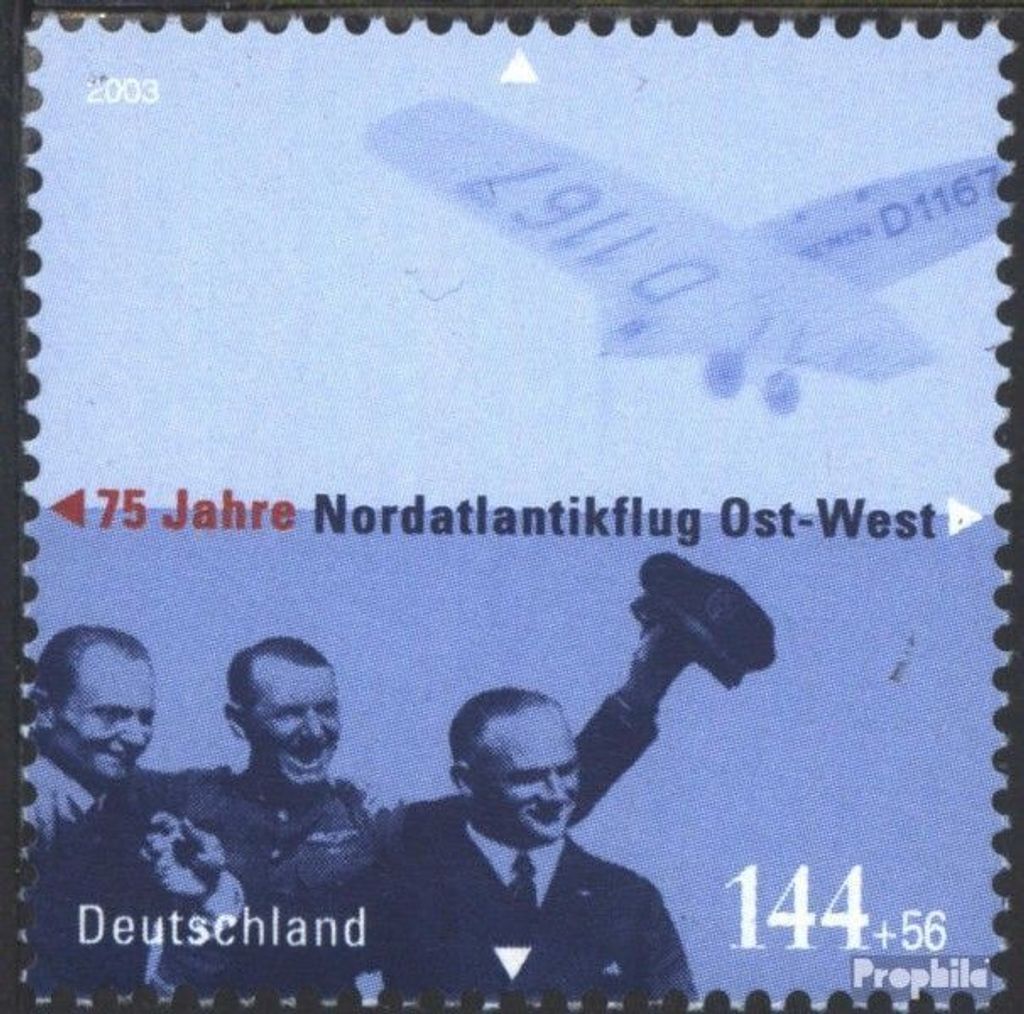 Briefmarken BRD (BR.Deutschland) 2003 Mi 2331 (kompl.Ausg.) gestempelt Nordatlantikflug
