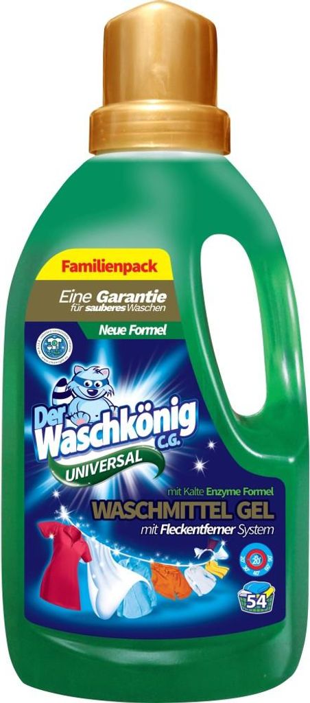 Waschkonig Żel do prania, uniwersal, 1,625l Zdjęcie produktu 