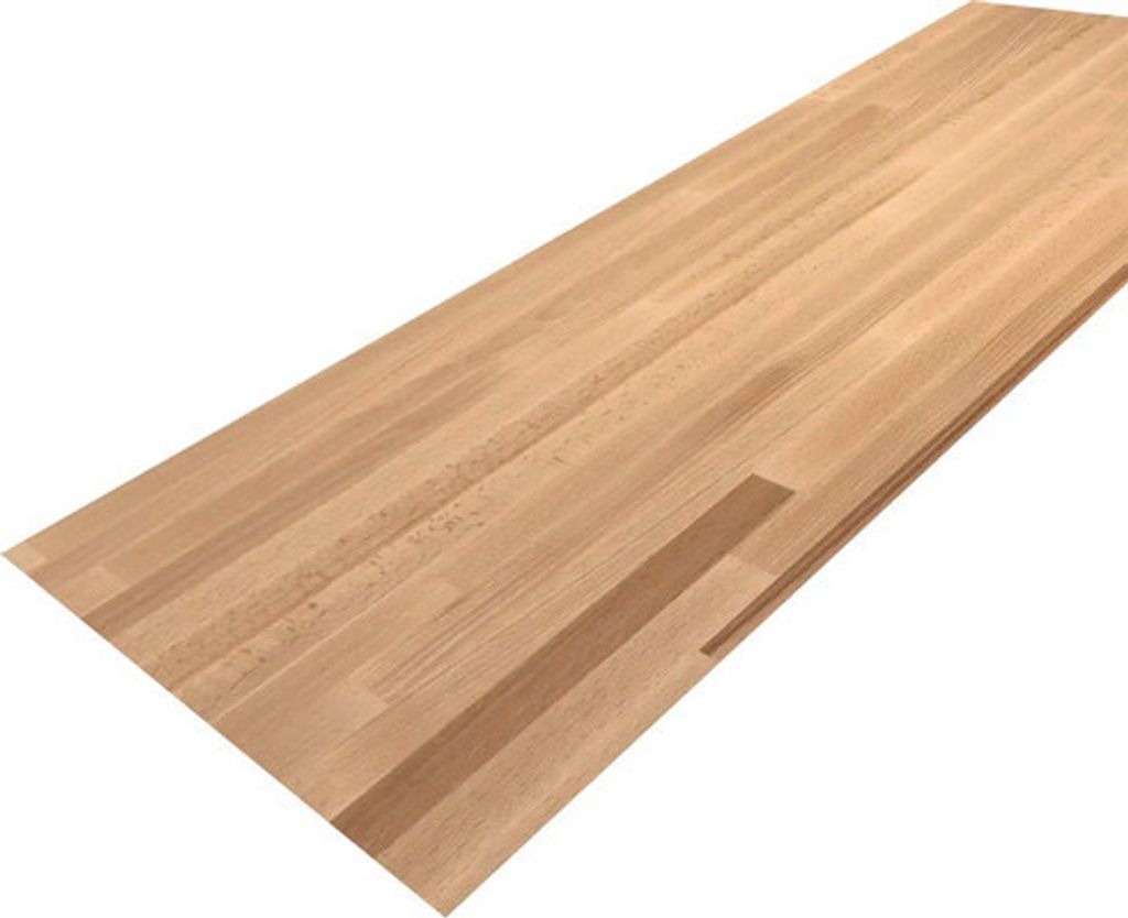 Leimholzplatte Buche B/C 2000 x 400 x 18 mm Produktbild 