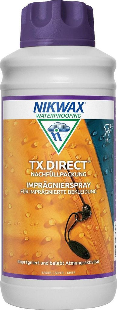 Nikwax TX.Direct Spray-On 1L Nachfüllflasche Imprägnierung Produktbild 