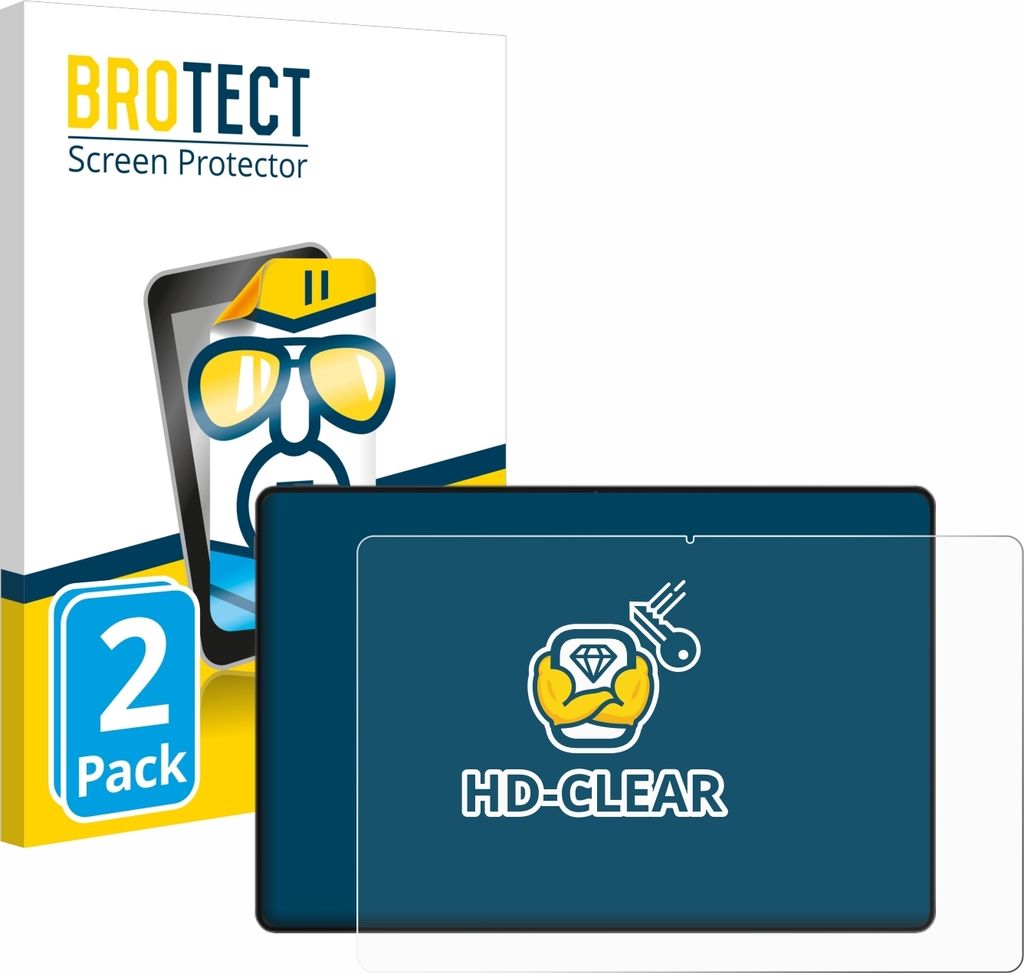 2x Für Honor Magicpad 2 Schutzfolie BROTECT Displayschutz Display Schutz Folie Klar Transparent