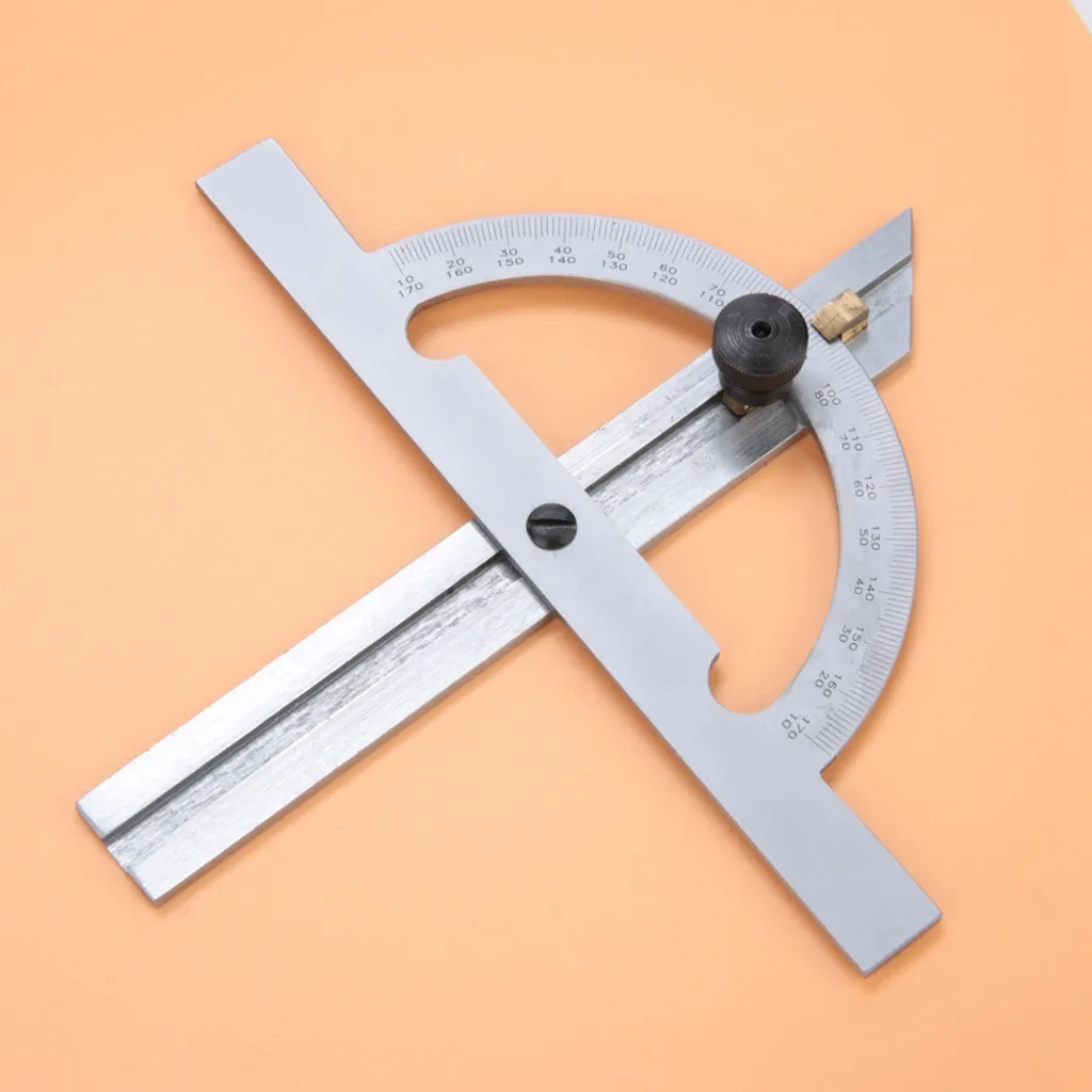 Outil de mesure d'angle réglable 100x150mm en acier carbone durable - 5