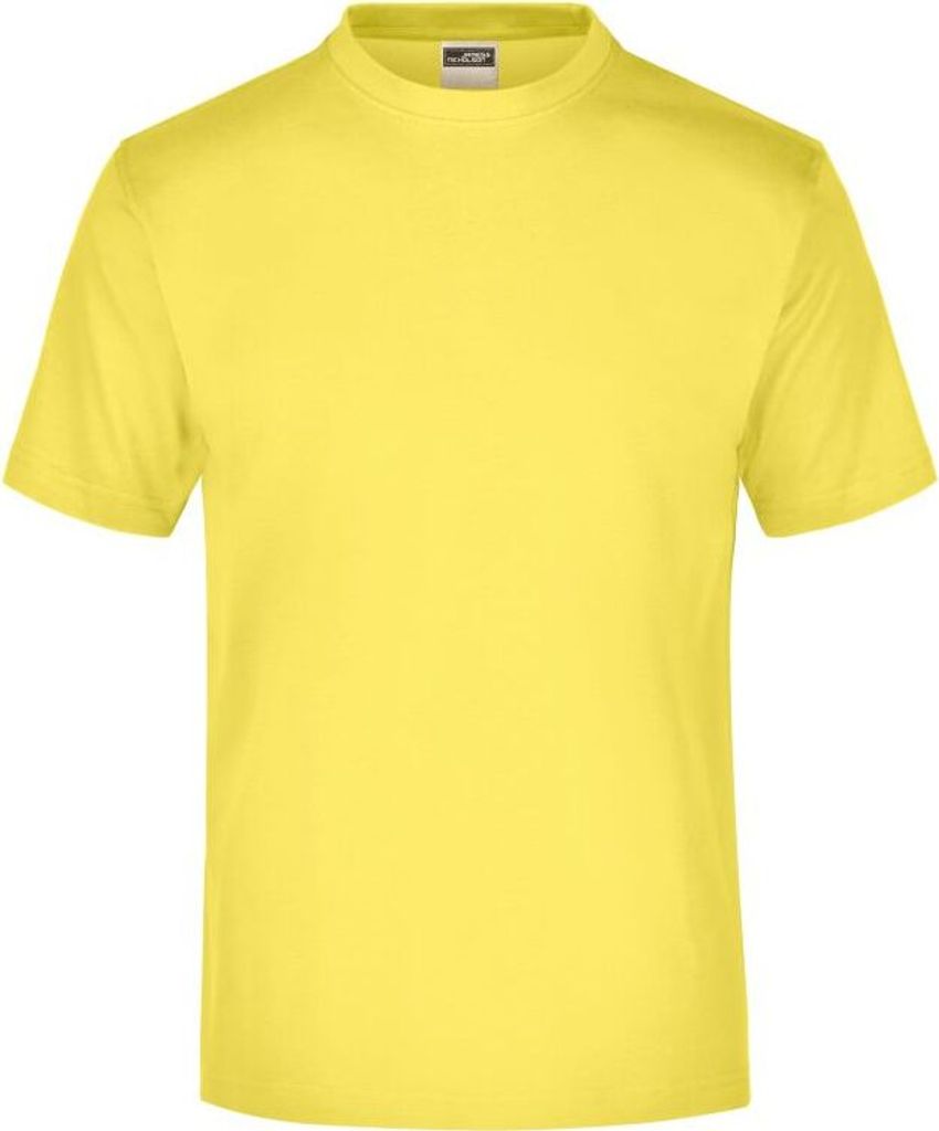 James & Nicholson T-Shirt Round-T Medium, Gr. 2XL,gelb