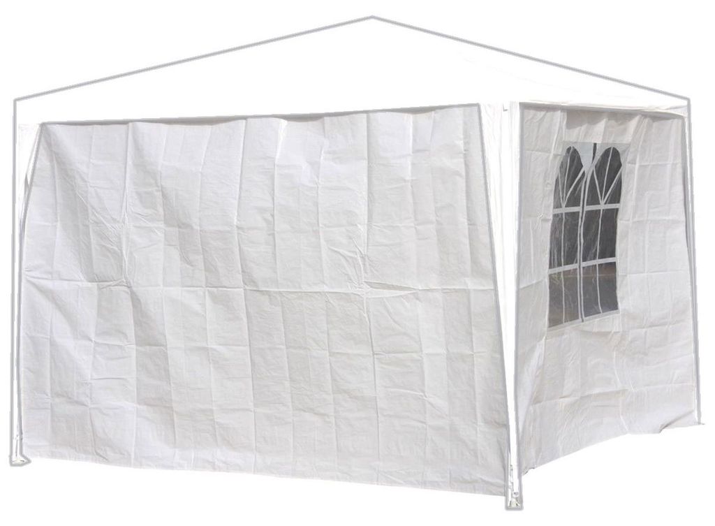 Boční stěny pro altán 3x3 m – bílé  Linder Exclusiv Obrázek produktu 