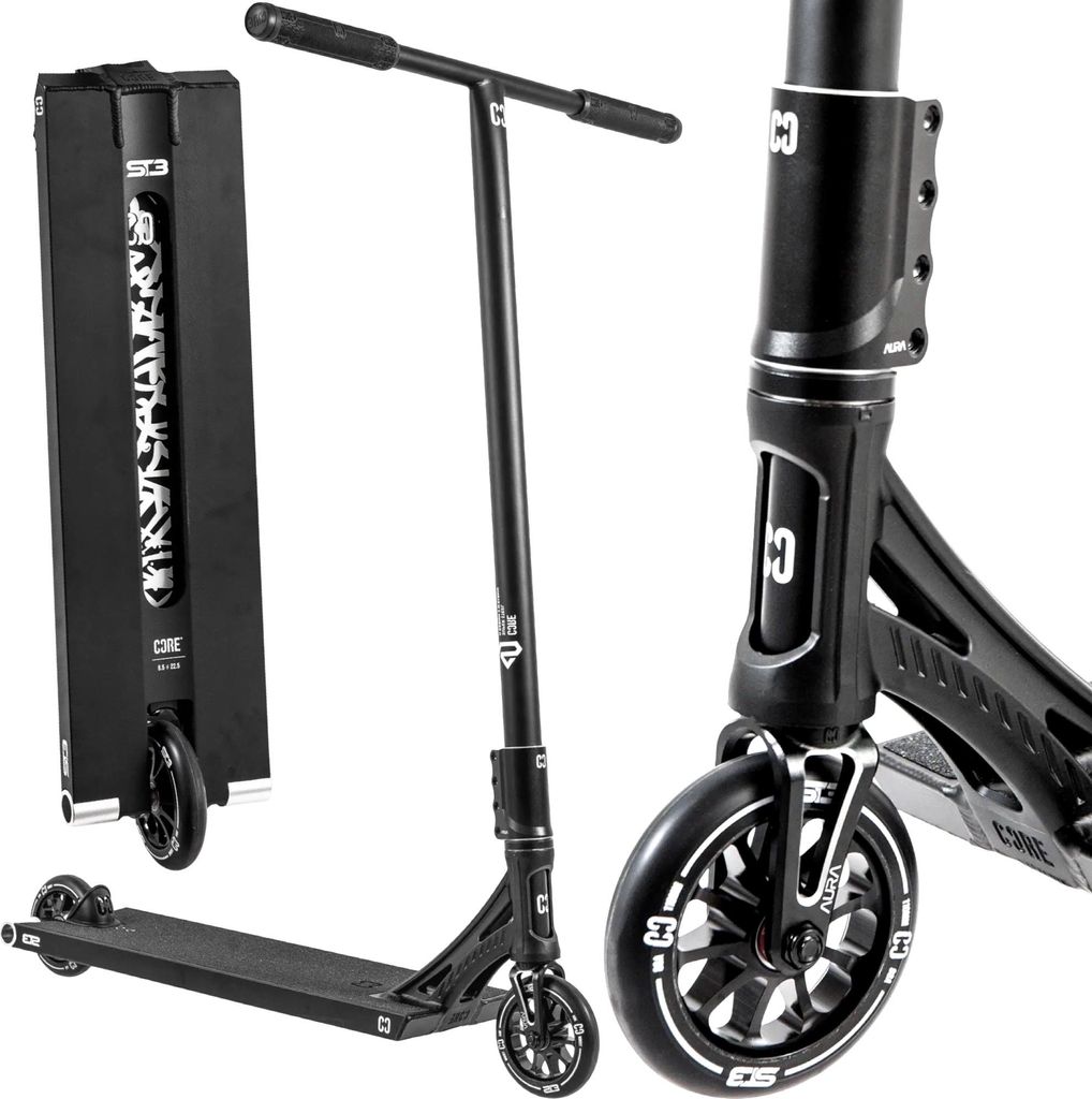 CORE ST3 Stunt-Scooter Street H=96cm Schwarz Produktbild 