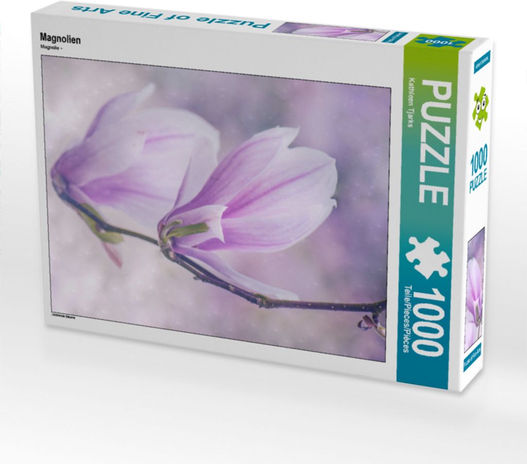 CALVENDO Puzzle Magnolien | 1000 Teile Lege-Größe 64x48cm Foto-Puzzle für glückliche Stunden