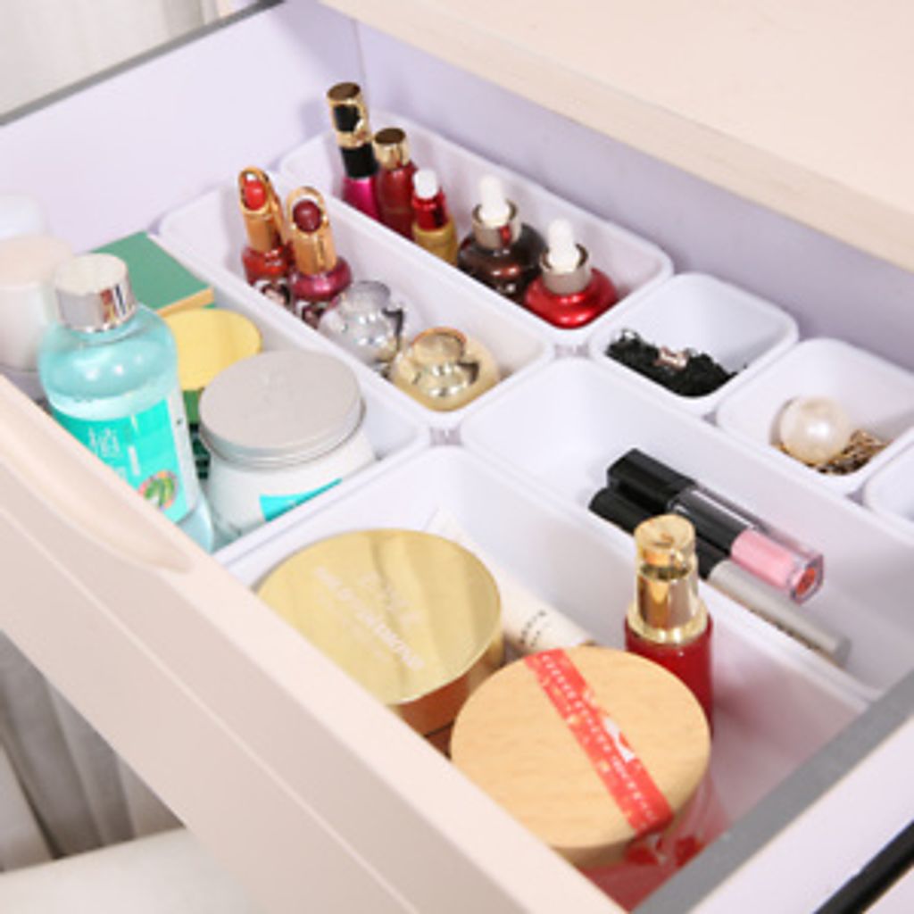 8 X Schubladen Schreibtisch Organizer Aufbewahrung Box Schmuck Behälter Korb DHL