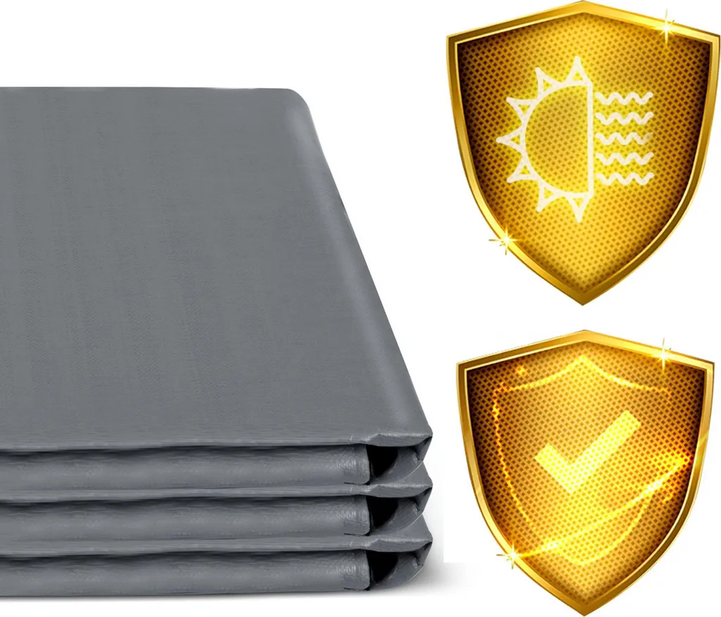 Bâche de protection Plonos PL-500 4x6m 120g/m² avec œillets renforcés