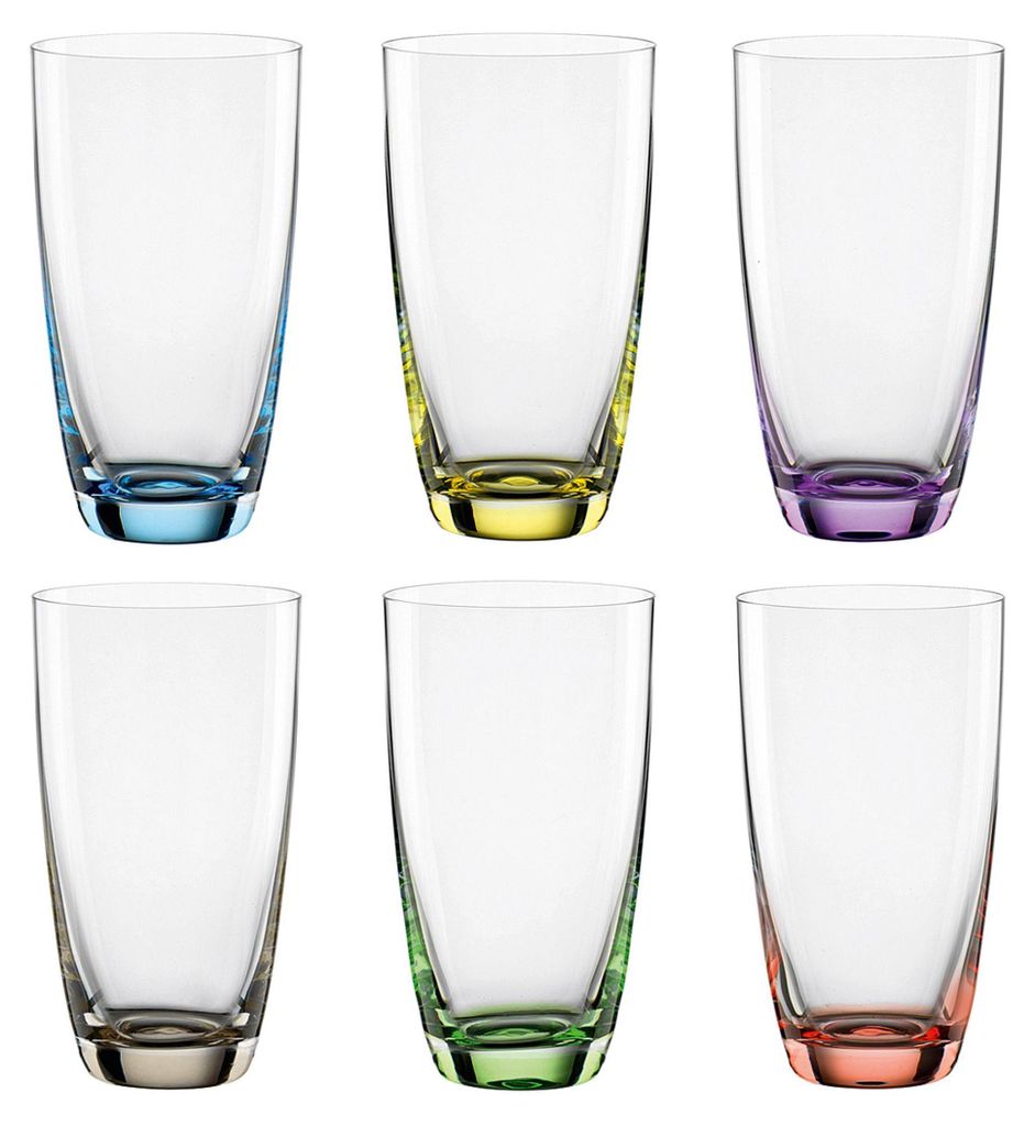 Bohemia Longdrinkbecher Viva Colori farbige Trinkgläser Produktbild 