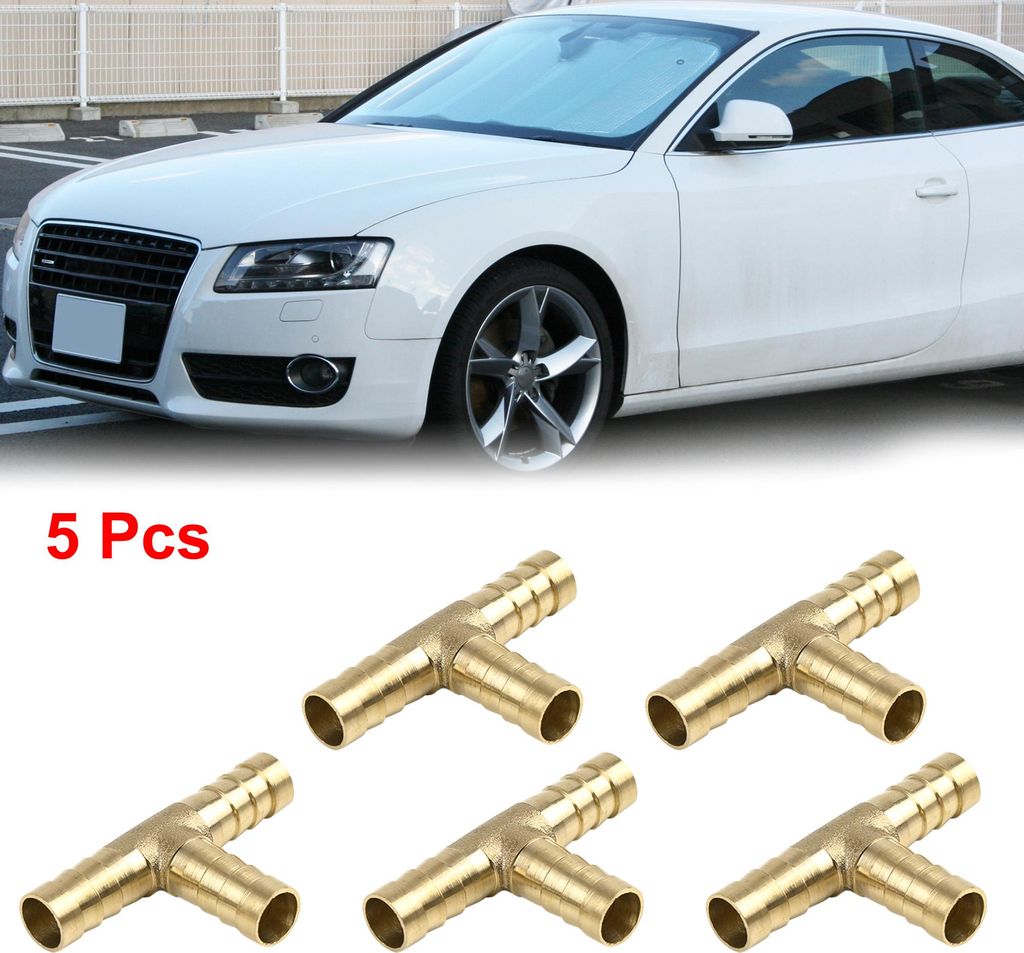 Raccord Laiton 10mm Cannelé 3 Voies Connecteur T Adaptateur Image du produit 