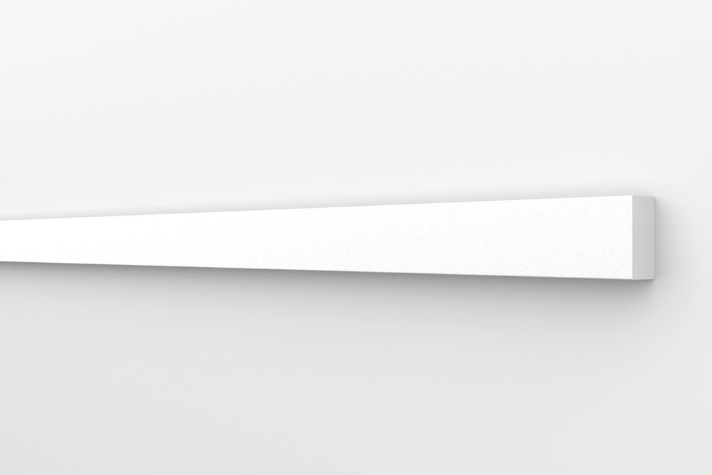 HEXIMO Flachleisten, XPS Styropor Trockenbau Flachleisten für Wand Deckenabschlussleiste Dekorbau Deckenstuck Deckenrahmen (10.2 Meter HFL 1)