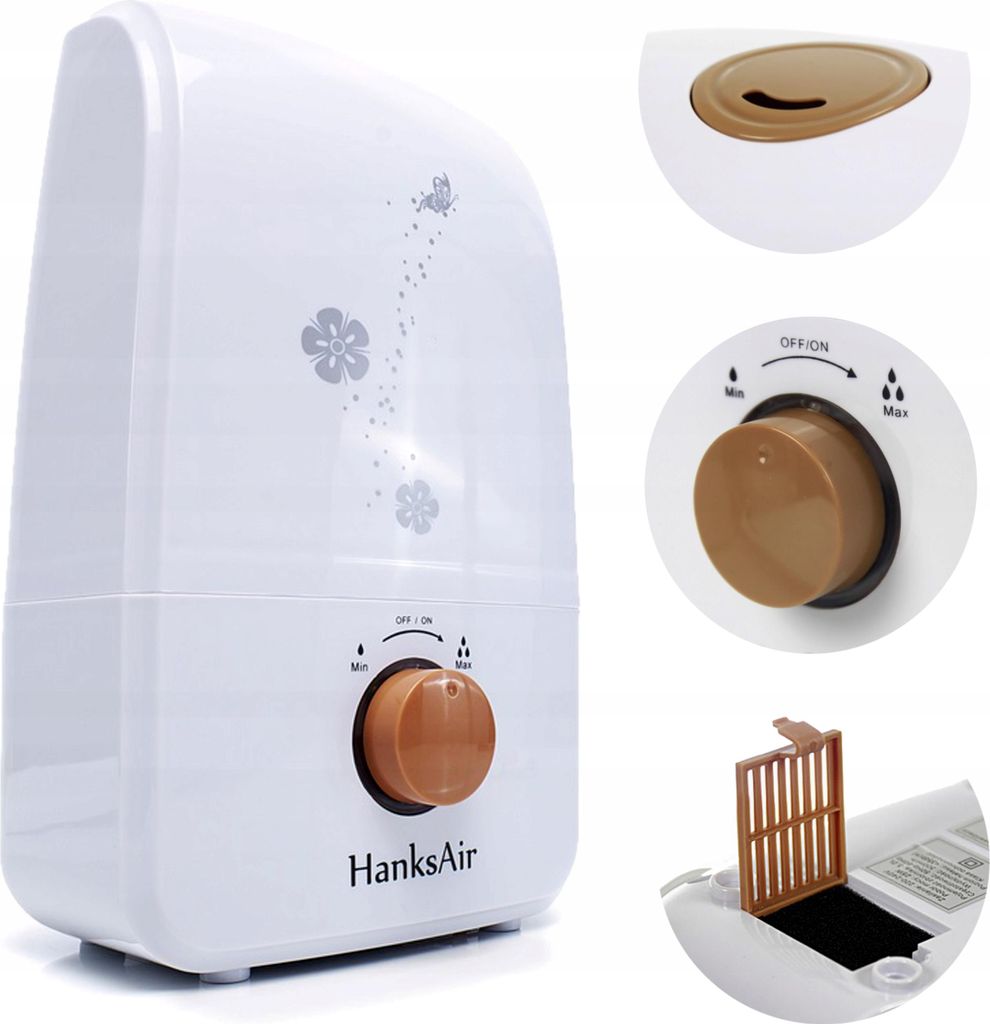 Ultraschall-Luftbefeuchter Hanksair Naw-05 Ionisierung 3.2L