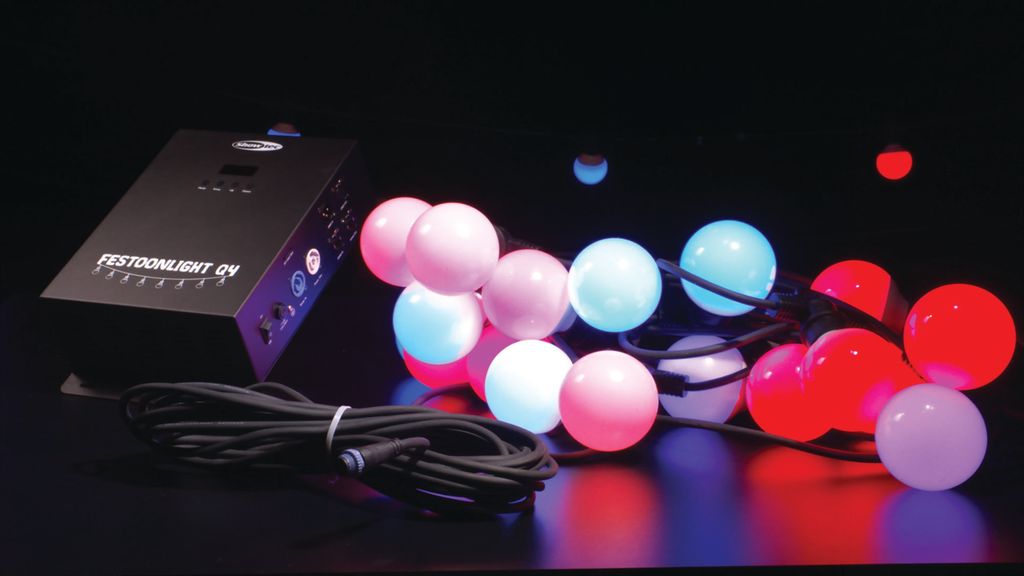 SHOWTEC Festoon Q4 String IP65 20 Pixels, 15 m 20 Pixel, 15 m