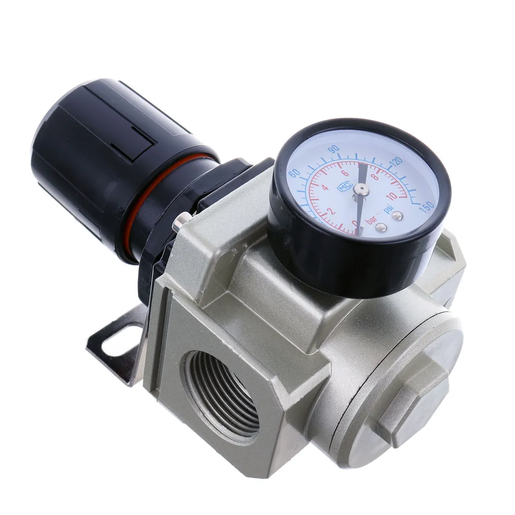 Régulateur de pression d'air 3/4 robuste avec corps en métal renforcé - 5