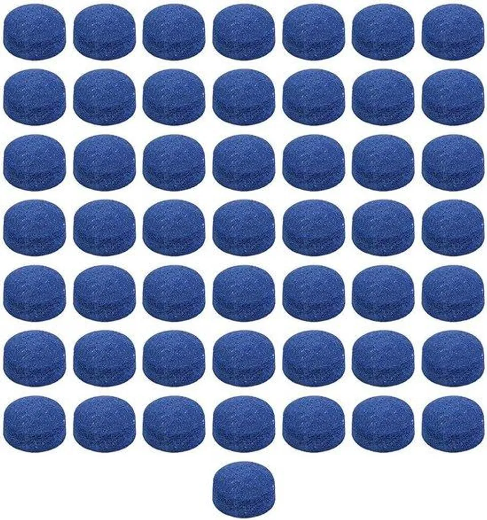 Kit réparation billard : embouts 10mm bleus et boîte pour jeu de snooker