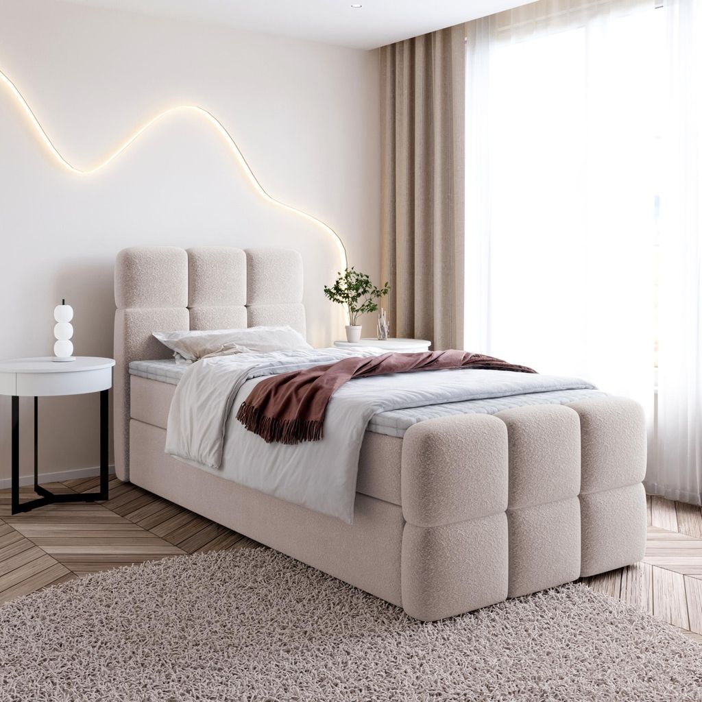 Einzelbett SALA MINI mit Bettkasten, Boxspringbett mit Produktbild 