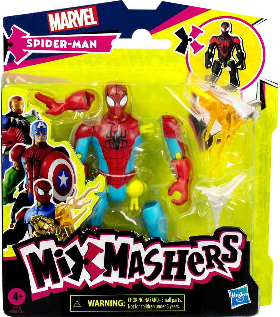 Hasbro Spiderman Actionfigur Mixmashers - Austauschbare Teile