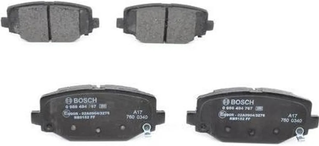 Jeu de plaquettes de frein Bosch 0986494767 compatibles Fiat Freemont