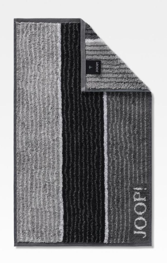 JOOP! Gästetuch Signature Farbe schwarz Größe 30x50cm Produktbild 