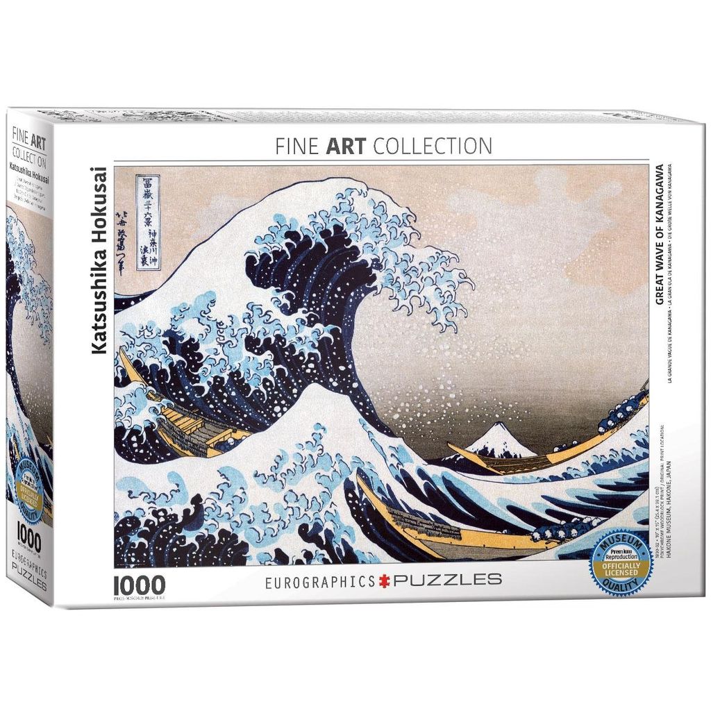 EUROGRAPHICS Kanagawa Big Wave Puzzle 1000 Teile