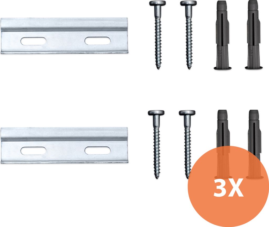 6er Set sossai Dexo Kurzschienen