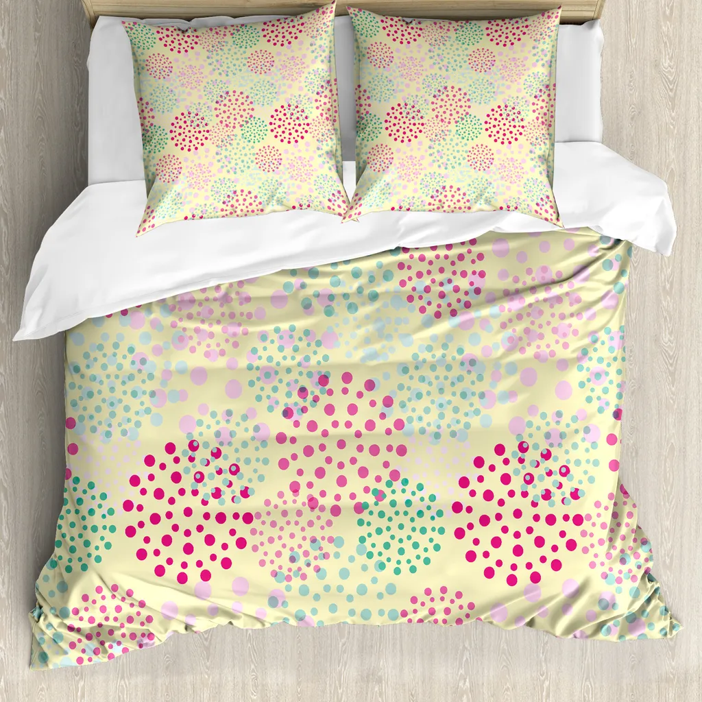 Set Copripiumino Design Astratto ABAKUHAUS 200x200 Multicolore