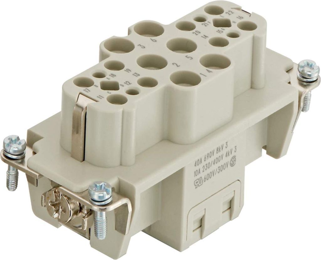 09380183102 HARTING Han K6/12 Buchseneinsatz (F) Produktbild 