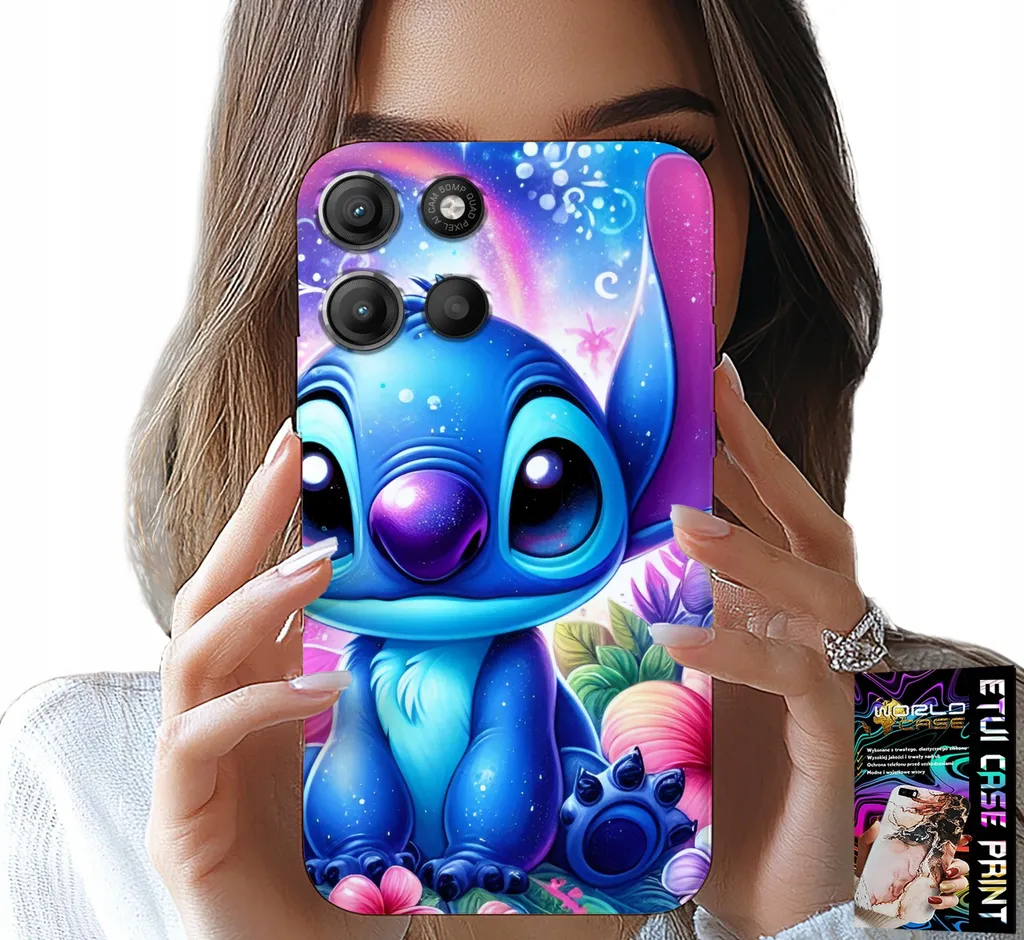 Custodia per Motorola Edge 60 Pro 5G - Custodia con motivi fiabeschi colorati +Folia