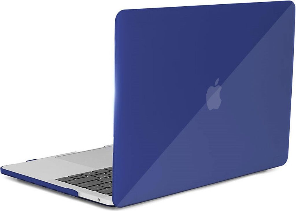 Schutzhülle für Apple MacBook Air 13" (2020-2018) 2-Teilig Hartcase Schutz Etui Tasche Hülle Modell A2337 (M1) / A2179 / A1932 - Blau