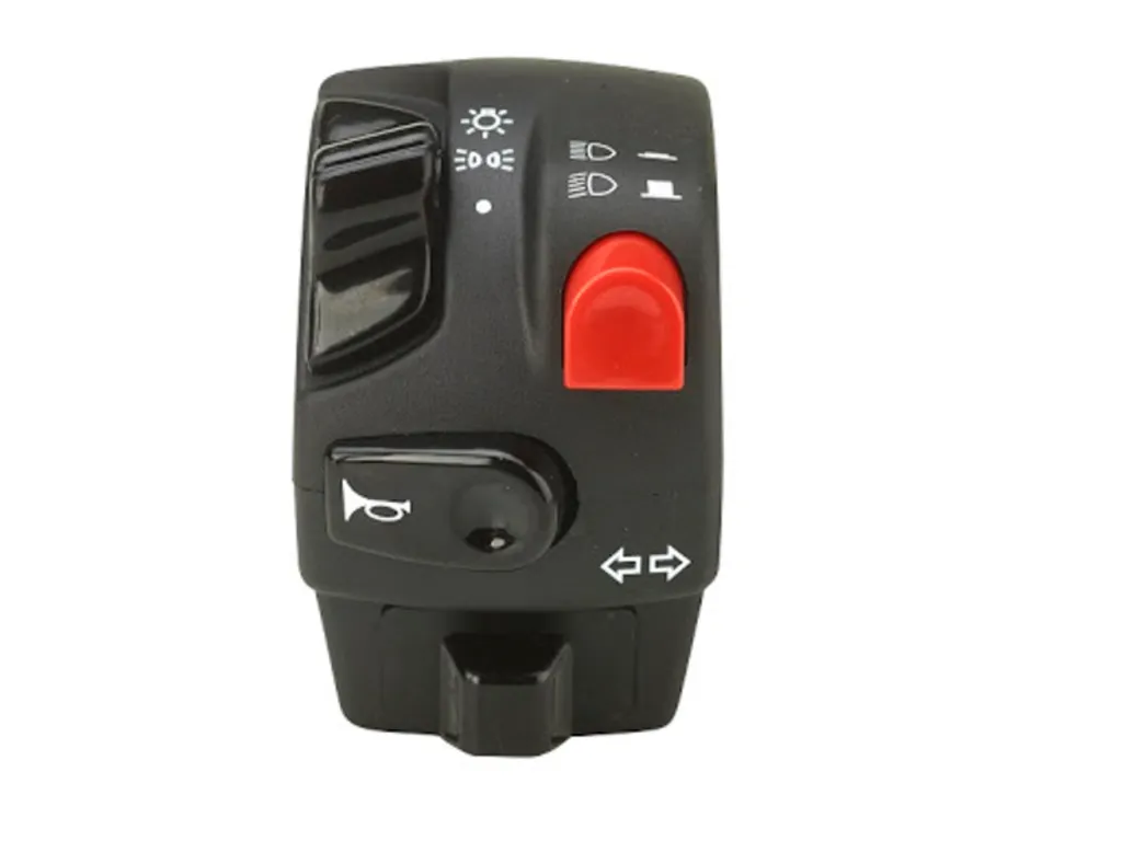 Devio Luci Moto Domino 0060AA.9A.04-04 Sinistro con Cablaggio Molex - 2