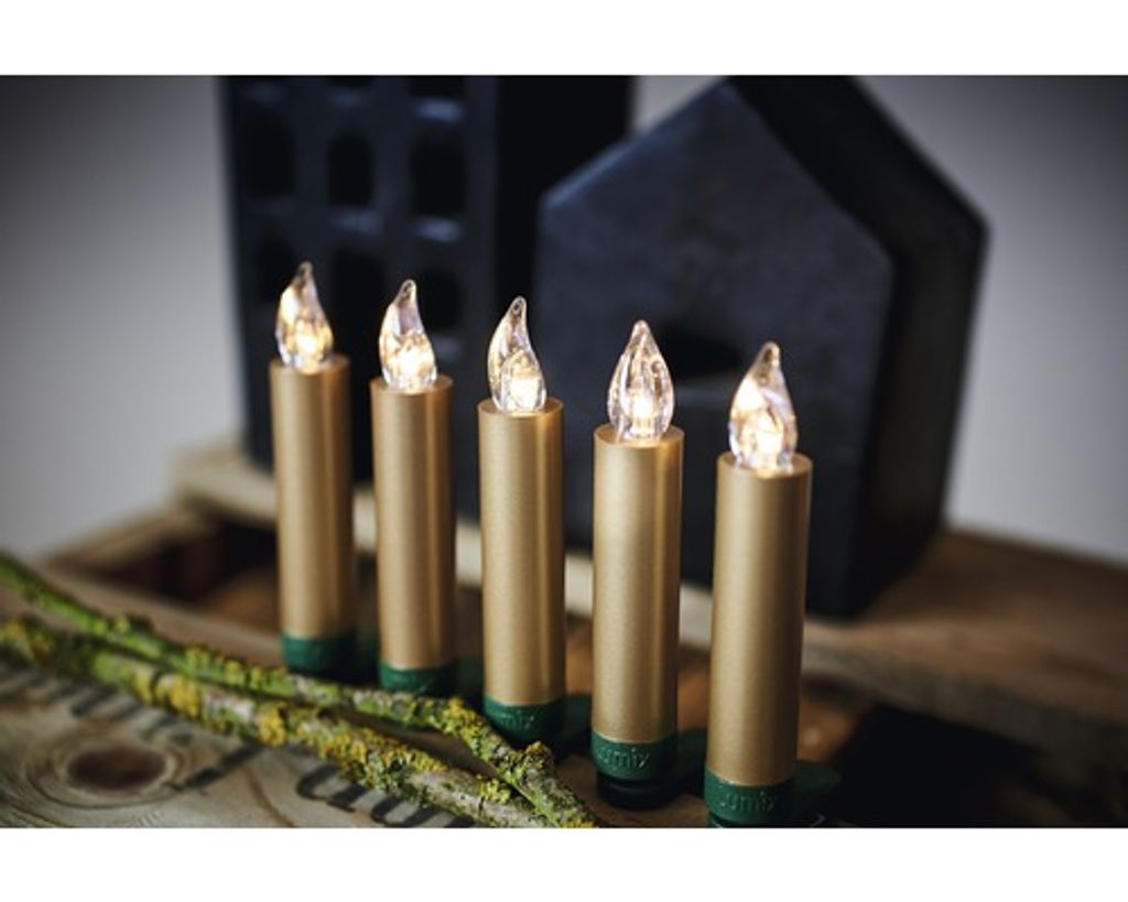 12er-Set kabellose Weihnachtsbaumkerze Krinner Lumix Produktbild 3