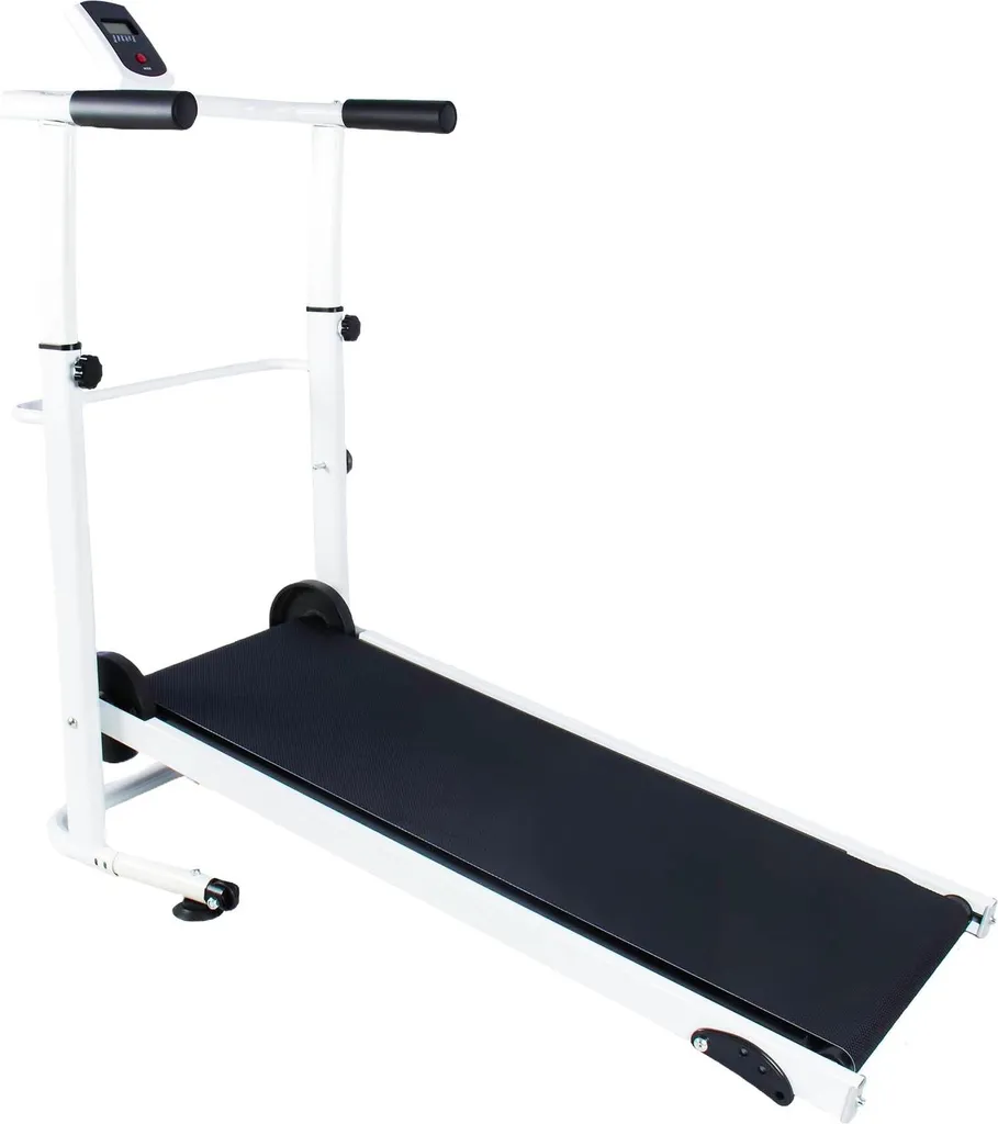 Tapis de course React pliable avec écran LCD et capteurs de pulsations