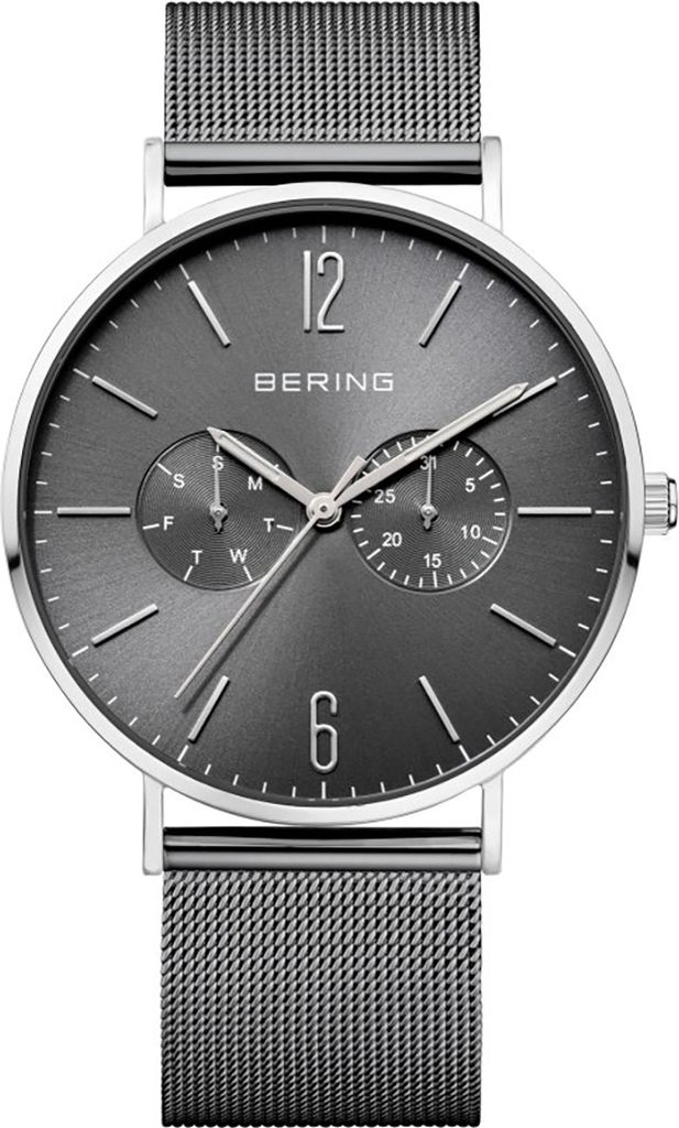 Bering Herren Uhr Armbanduhr Classic Multifunktion - 14240-309 Meshband