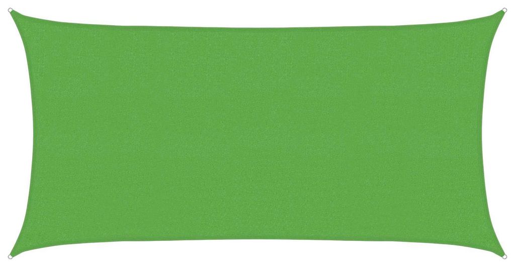 vidaXL Sonnensegel Hellgrün 2,5 x 6 m HDPE Produktbild 