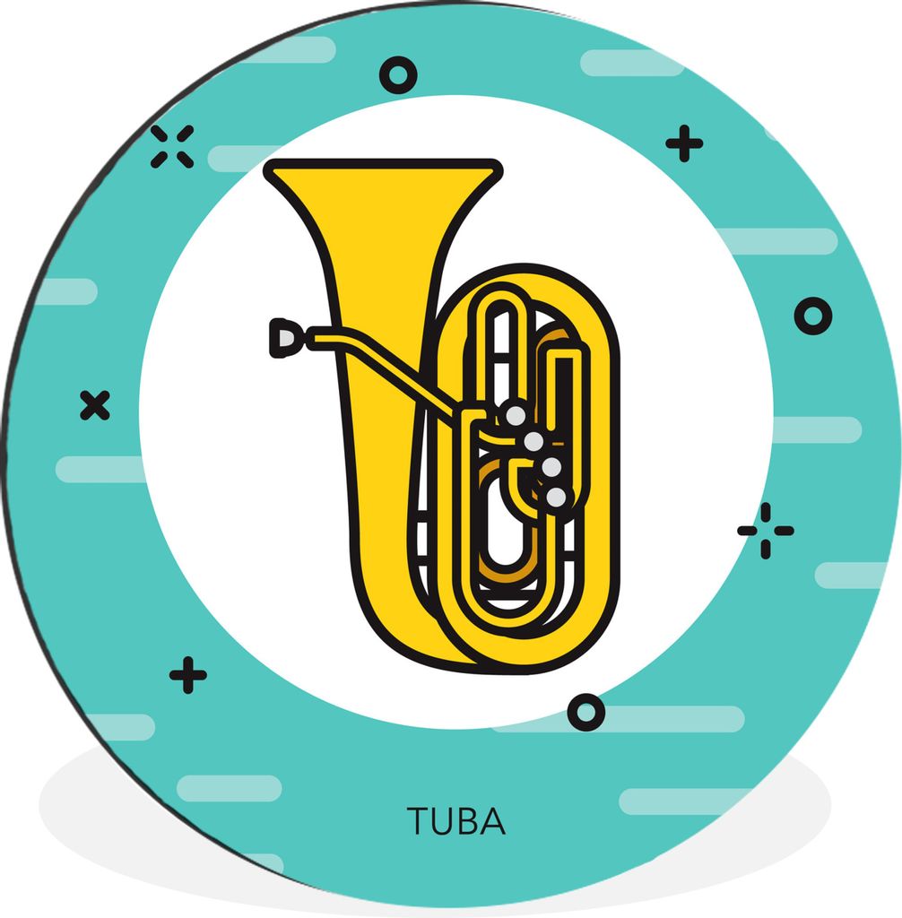 MuchoWow - Wand Kreis - Wandbild - Schlafzimmer - Aluminium Bild - Kinderzimmer - Wohnzimmer Dekoration - Wandschmuck