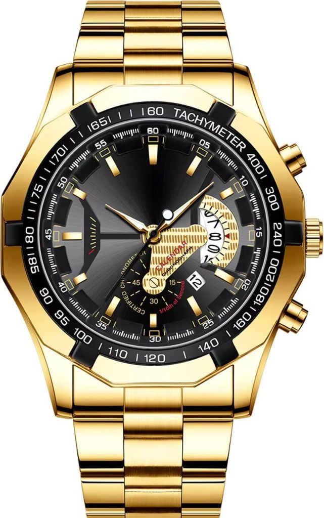 Orologio LI-33706 - Oro/Nero per Uomo KP33706 Immagine del prodotto 