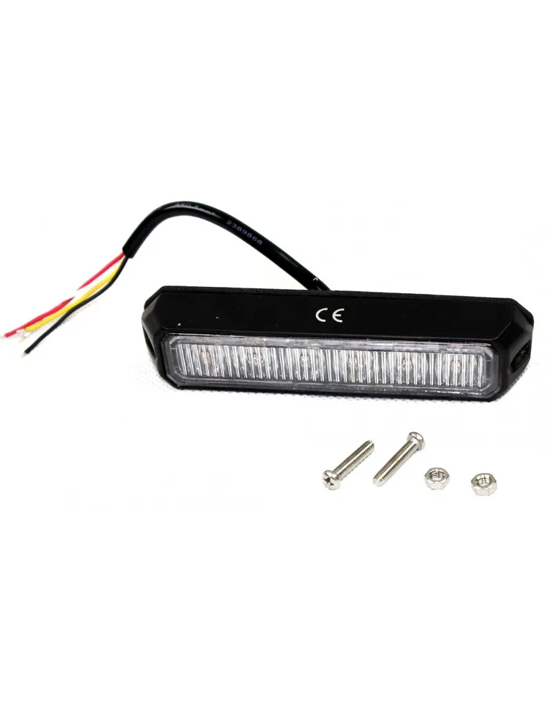 Feu stroboscopique Predator orange anticollision LED camion 24V