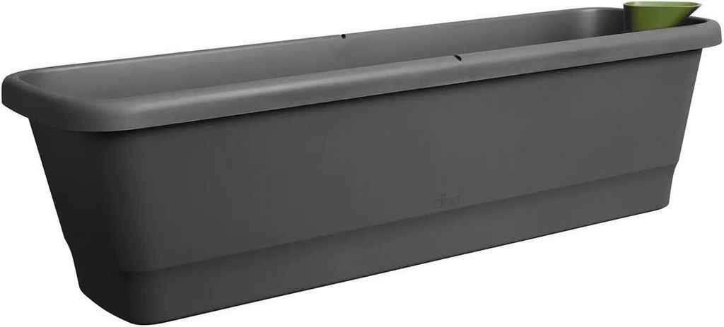 elho Noa Balkonkasten Living Black schwarz 65 cm mit Bewässerungssystem - Kunststoff
