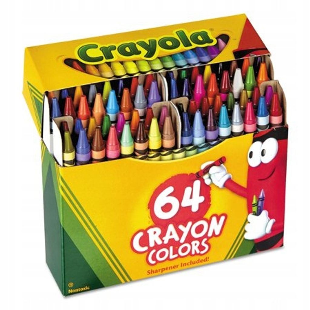 Crayola 64 Farbwachsmalstifte Produktbild 