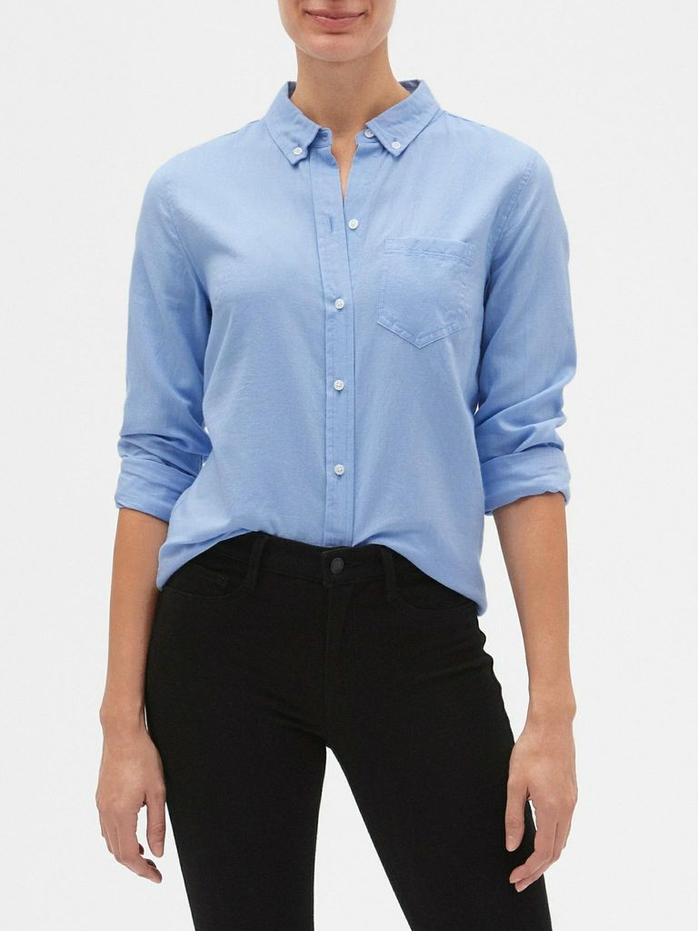 GAP Hemd V-Fit Boyfriend Oxf 269247-00__XXS